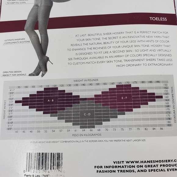 NOS HANES LOT 3 OF NYLON PANTYHOSE SHEER WHITE BLACK VARIOUS SIZES WOMEN HOSIERY - Picture 5 of 14